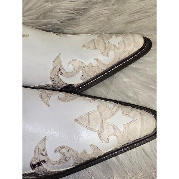 FF125 - Donald J Pliner Western Slip On Boots sz 6 - Picture 2 of 4
